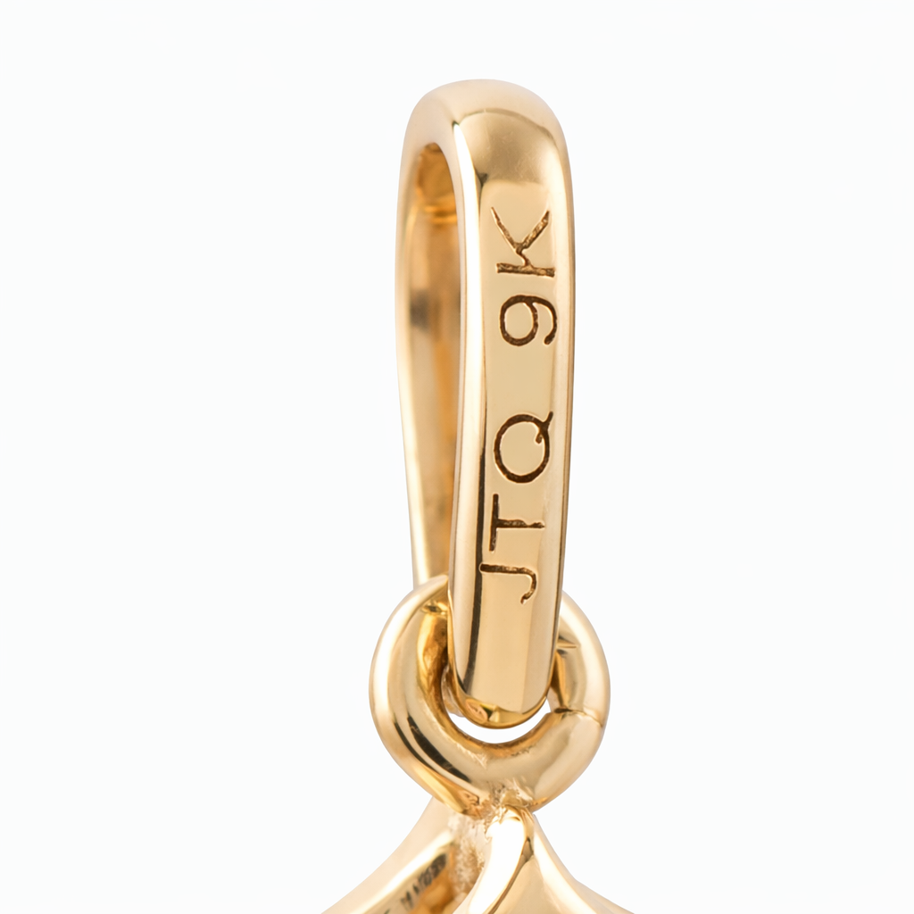 2.28 Ct Pear Ruby 9K Gold Pendant