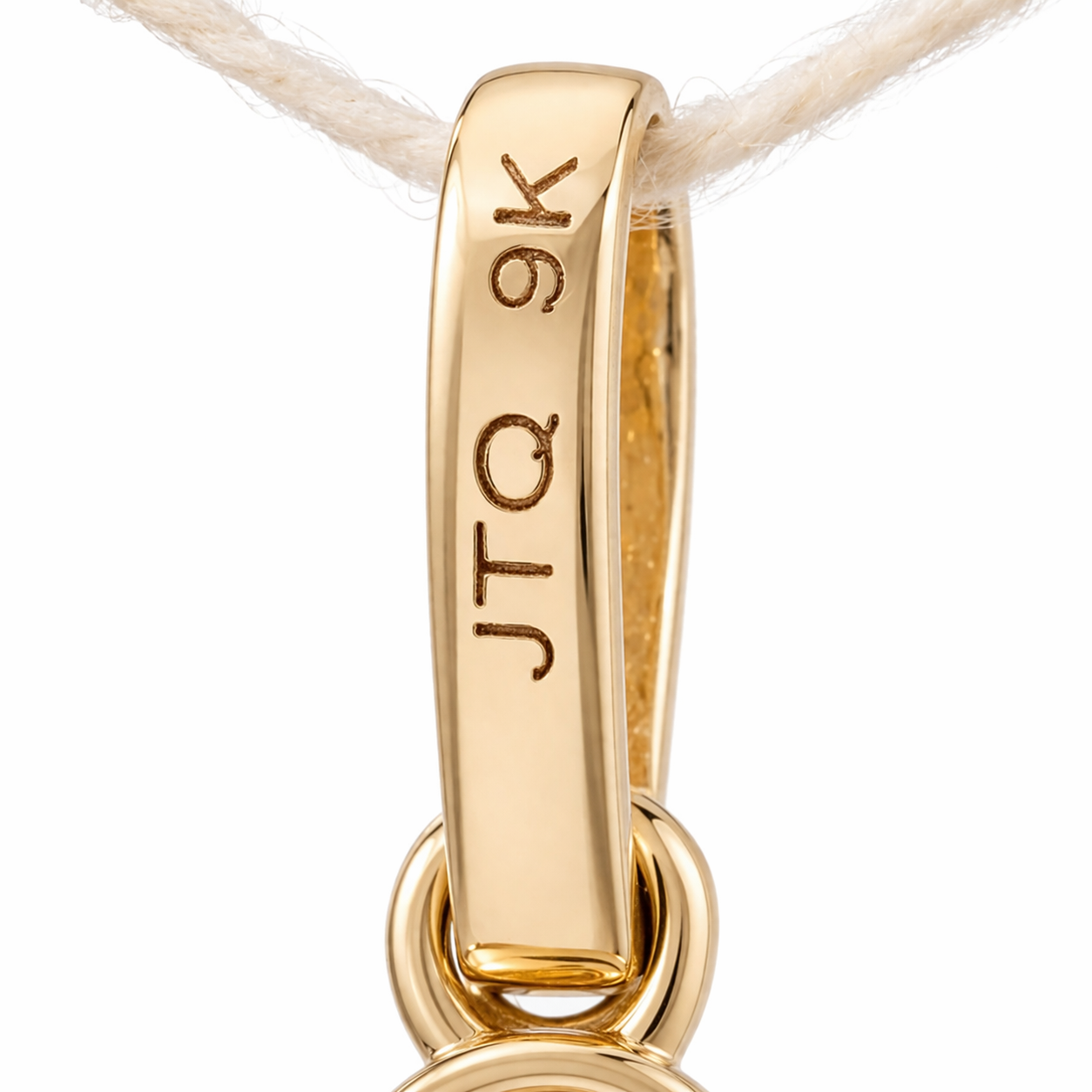 3.41 Ct Pear Emerald 9K Gold Pendant