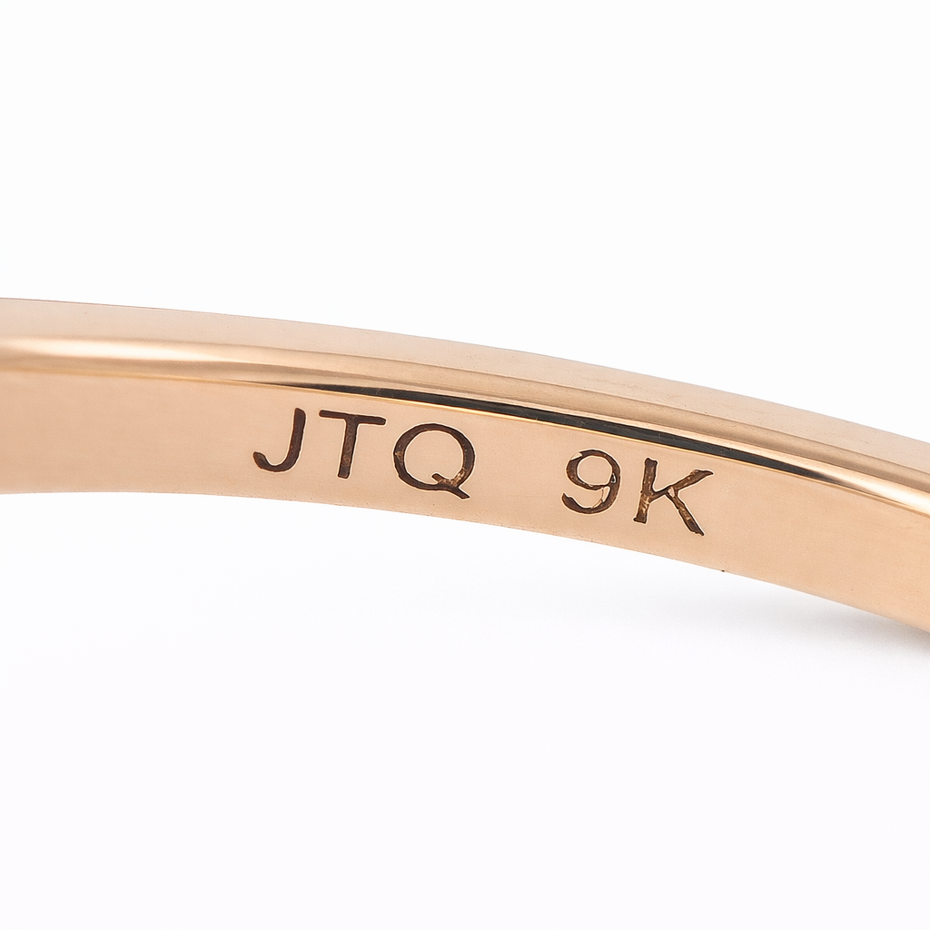 0.73 Ct Oval Emerald 9K Gold Ring