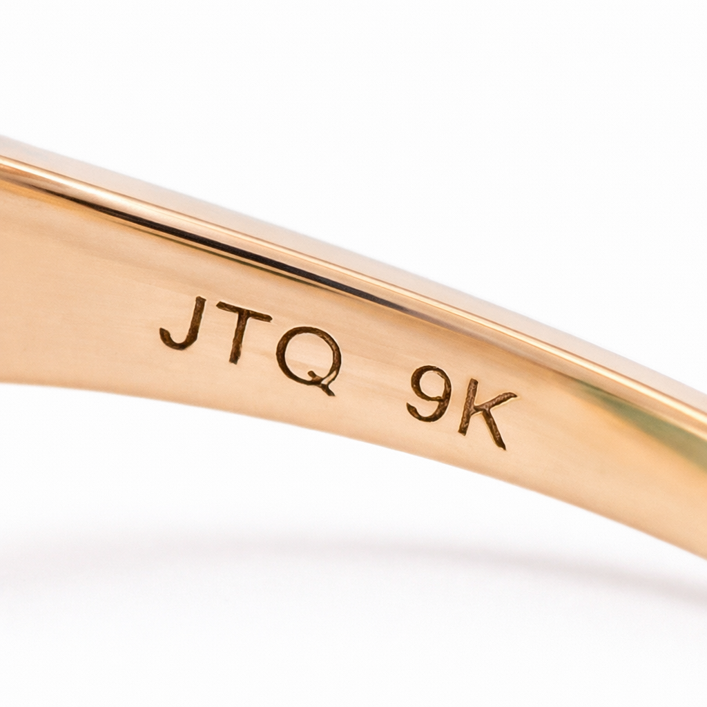 2.83 Ct Oval Emerald 9K Gold Ring