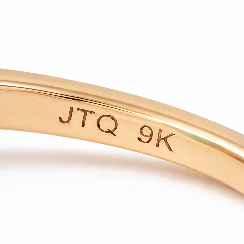 1.58 Ct Oval Emerald 9K Gold Ring
